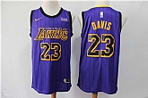 Lakers 23 Anthony Davis Purple City Edition Nike Swingman Jersey,baseball caps,new era cap wholesale,wholesale hats